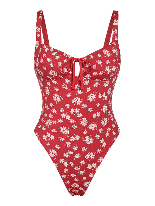 Crimson Bloom One Piece
